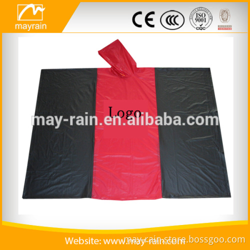 Hebei poncho manufacturer pvc fabric adult poncho /rain poncho